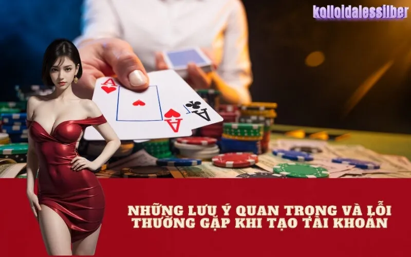 Những Lưu Ý Quan Trọng và Lỗi Thường Gặp Khi Tạo Tài Khoản