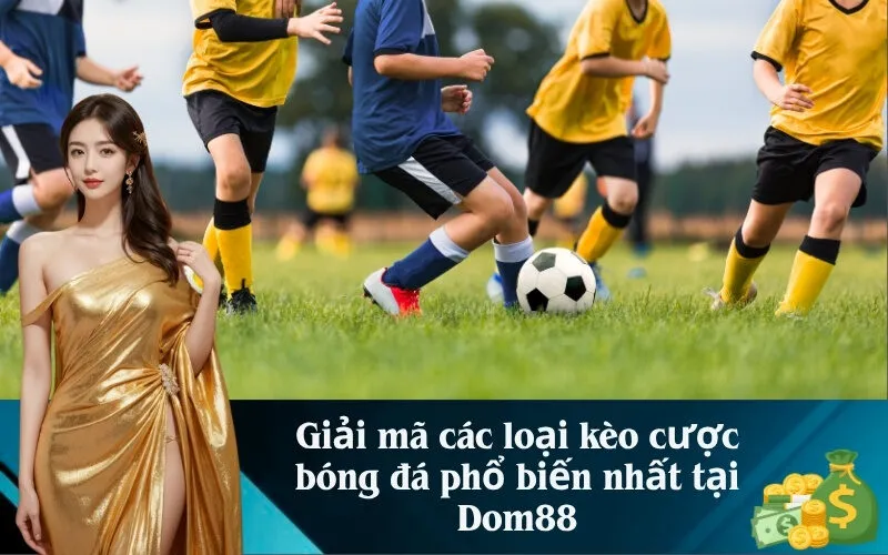 Giải mã các loại kèo cược bóng đá phổ biến nhất tại Dom88